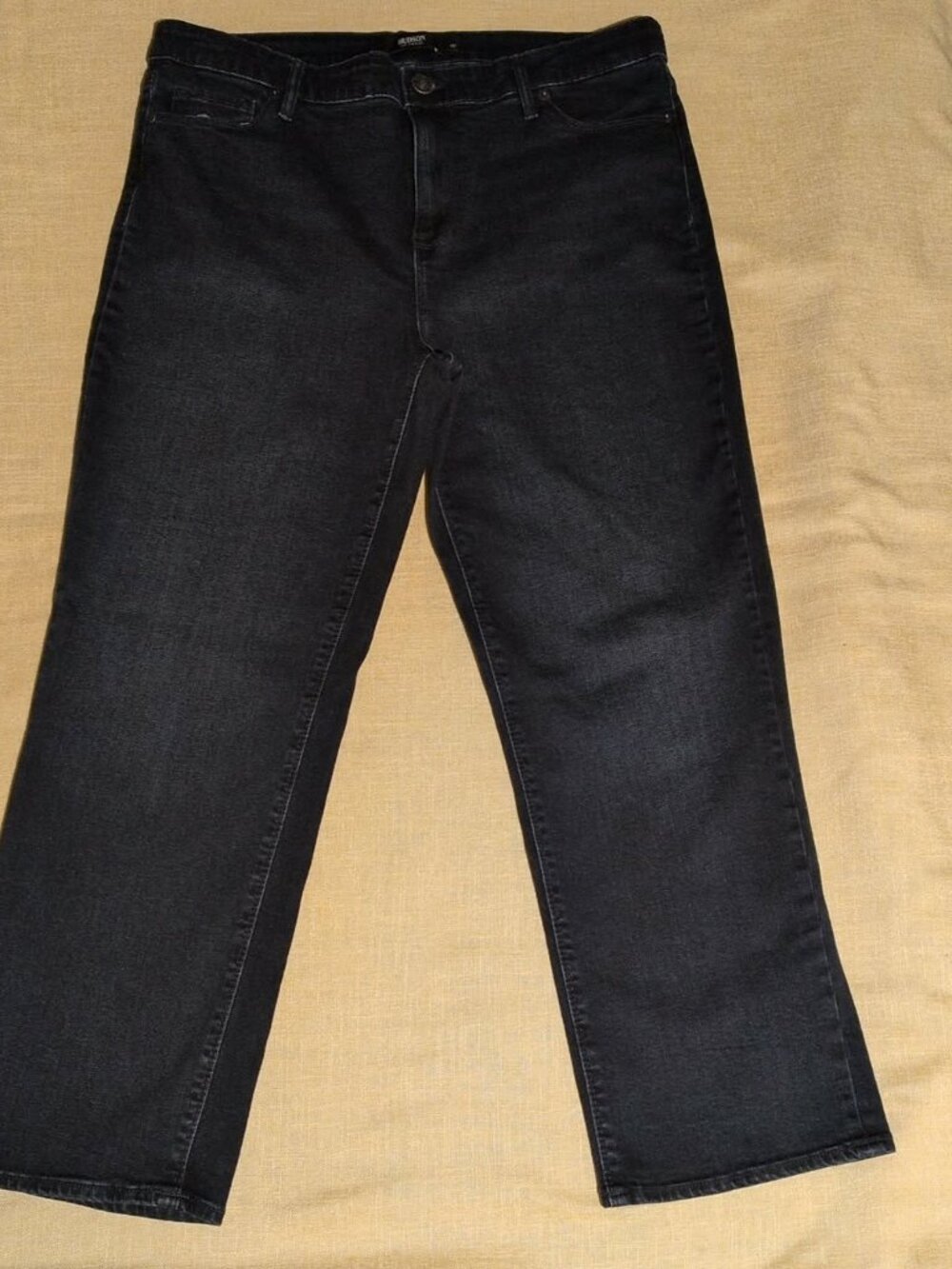 Hudson Women's Straight Leg Dark Wash Stretch Denim Jeans Size 16